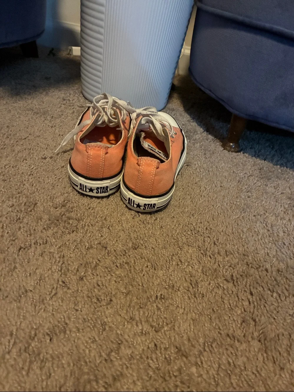 Converse All Star  WOMEN Peach colored Low Top Sneakers - Picture 2 of 3